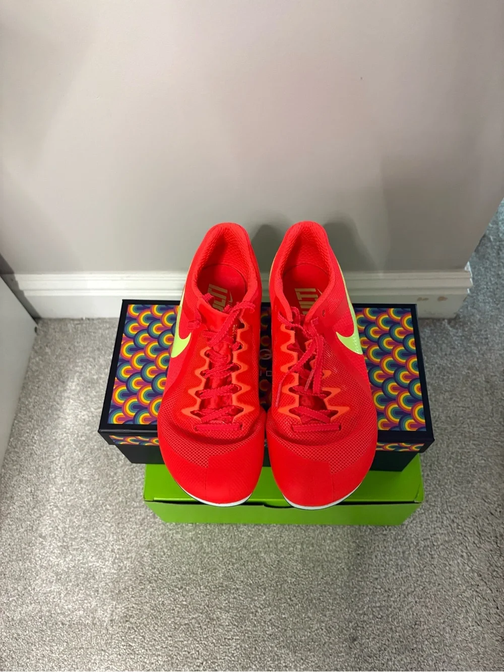 Nike Zoom Rival Sprint Track Spikes bright Crimson Men’s 8.5 NEW